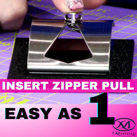 Pink Zipper Pull Installer Tool For Easy Zipper Pull Replacement In Sewing And Quilting Projects Durable Build Quick Repairs For Crafts And DIY
