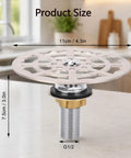 Slick Automatic Glass Rinser Head Powered By Standard Faucet Pressure For Quick Hands Free Cup Cleaning Heavy Duty Sink Attachment dimensions 11cm x 7.5cm