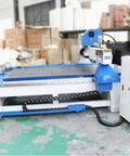 Rotary Axis 4 Axis CNC Router With 4x8 Engraving Milling Machine for 3D wood foam sculpture in workshop setting