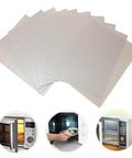 Mica Sheet Microwave Waveguide Cover Kit 12 Piece Heat Resistant Insulation Plate for Oil Spill Protection Universal Replacement