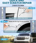 White Orchid Pearl Car Touch Up Paint For Honda Color Match Auto Paint Repair Pen Pro-Grade Scratch Fix Quick Drying