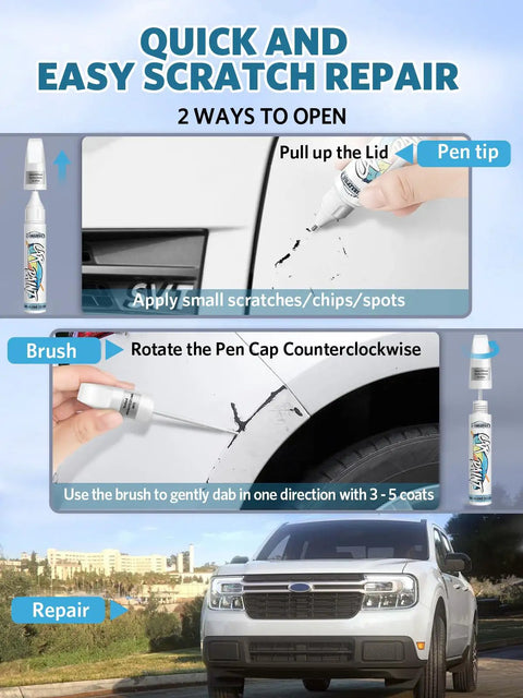 White Orchid Pearl Car Touch Up Paint For Honda Color Match Auto Paint Repair Pen Pro-Grade Scratch Fix Quick Drying