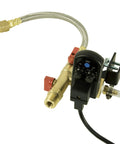 Automatic Electronic Tank Drain Kit For Air Compressors showing control panel and adjustable discharge system
