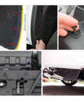 Universal Plastic Fender Clips Kit 200 Pcs Push Bumper Fasteners Rivet Clips With 6 Sizes For Auto Body Bumper Fender Trim