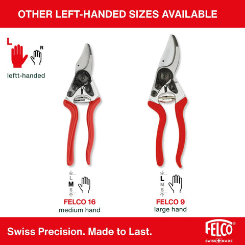 Elite Pruning Shears For Serious Gardeners 7.7 Inch Swiss Made Bypass Pruner With Leather Wrapped Handle Aluminum Body Hand Pruner