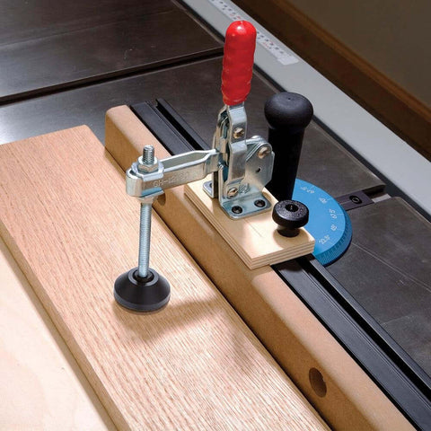 Six Inch Toggle Clamp Foot With Nuts And Washers, Oversized Stud For Wider, More Stable Clamping Pressure, Swivel Foot For Angled Stock