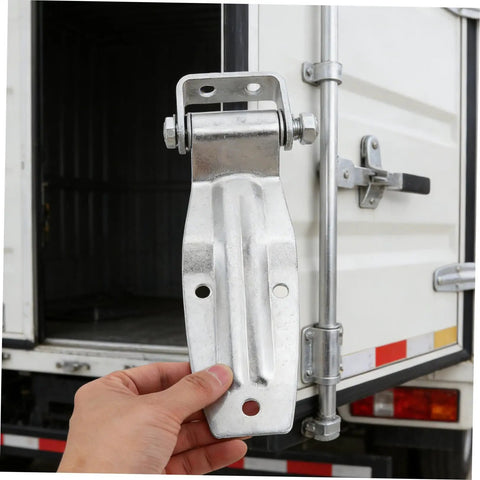 Heavy Duty Truck Door Hinge 210mm Double Ribbed Steel Industrial Vehicle Repair Hinge