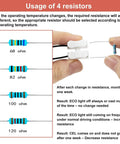 Image showing usage of 4 resistors for Harness Disable Kit For Honda And Acura 3.5L V6 Engines To Disable VCM With Muzzler Tech.