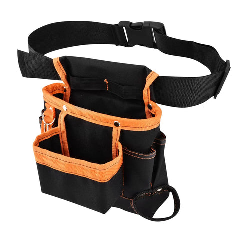 8 Pocket Tool Pouch Waist Bag For Tools Adjustable Belt Work Apron Built For Technicians Electricians Carpenters Woodworkers Roofers