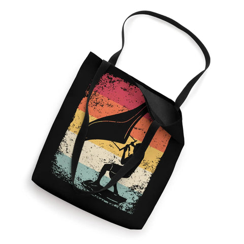 Retro Wing Foil Wingsurfing Tote Bag For Men And Fans Dope Vintage Wingboarding Gear Carrier With Long Handles 16 By 16 Inch Tote For Easy Water Transport And Style.