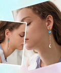 Rose Gold Ball Stud Earrings Pack 30 Hypoallergenic Stainless Steel Posts With Loops And Ear Nuts Dope For Jewelry Making DIY Earrings Crafting 14x3mm Everyday on model
