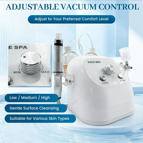 Hydro Facial Machine For Home And Spa Use With Hydrogen Oxygen Therapy Facial Vacuum Water Oxygen Spray Hydro Dermabrasion