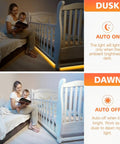 LED Strip Lights With Motion Sensor Remote And Adapter 16.4ft warm white 3000K dimmable for bedside night light day and night modes
