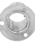 Stainless steel flange from Heavy Duty Flange Pipe Base Kit 19mm For Wardrobe Closet Cupboard And Desk Installations, 10 Pack With Screws