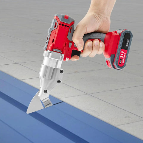 Get Ready To Rock This Bad Boy With A Super Sleek 21V Cordless Brushless Electric Metal Shear Featuring Durable Chrome Vanadium Steel Blades.