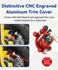Must Have Mini Bike Hydraulic Brake Kit With Master Cylinder And Throttle Cable Assembly CNC Engraved Trim Cover