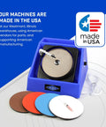8 Inch Slant Cabber For Lapidary Projects With Rock Polisher And Stone Shaper Kit 115V Direct Drive Power Tool, made in USA