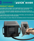 200W Hot Air Soldering Station For SMD Rework And Phone PCB Repair with displayed usage features
