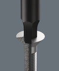 Detailed view of Go-To Kraftform Micro 2054 Hex Drive Electronics Precision Screwdriver tip engaging with a screw head.