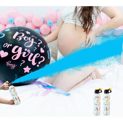 Heavy Duty Gender Reveal Smoke Shooters Blast Hella Vivid Blue Clouds Up To Ten Feet High Biodegradable Formula Guaranteed To Make Your Little One Reveal Totally Dope At Every Backyard Bash