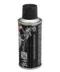 Smoke detector tester aerosol can, 2.5 oz, black label, side view