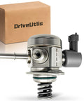 High Pressure Fuel Pump For Ford Focus 2.0L 2013-2018 Police Sedan Escape Fusion Taurus Edge Explorer Lincoln MKC MKT MKZ AG9Z-9350-B M73123 Replacement Part With Easy Install And Plug And Play, shown with DriveUtilis packaging