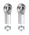 Badass CF12 Rod End Bearings 2 Pack With 3 4 Inch Right Hand Female Thread And Secure Jam Nut Built From 1045 Carbon Steel.