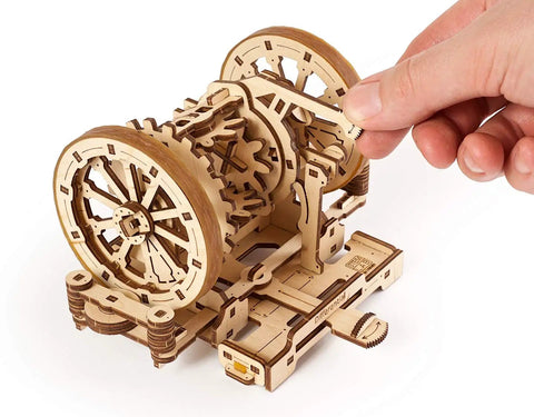 Build A Legit Working Vehicle Differential System With This Hands On Wooden Model Kit, detailed wood gears, interactive assembly.