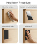 Installation steps for 20 Piece Headboard Stoppers Hold The Line So Beds Stay Put Premium Eva Foam Wall Protectors.