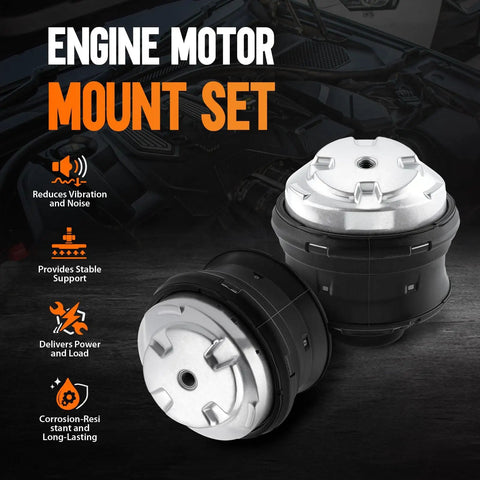 Oil Filled Hydraulic Engine Mounts Pair for Mercedes Benz C230 C280 CLK320 E320 1998-2011 LH and RH Driver and Passenger Side Mounts Replacement Kit 2 Pc Part Numbers 9562 102537 2022404917 2032400517
