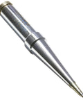 Long Conical Soldering Tip 0.4mm For TC201 Series Iron, 700 F Hot Tip, Black PTS7 Replacement, close-up view