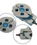 Badass 2 Inch Mill Vise Featuring A Smooth 360 Degree Swivel Base Built Tough As Nails Using Premium Cast Iron Construction For Shop Floor Clamping Tasks, detailed view of jaws.