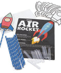 Color Your Own Air Rocket Craft Kit For Kids Ages 4 8 And Ten DIY Space Rockets STEM Fun That Totally Rocks Hands On And Creative Includes Pre Cut Cards Foam Shapes Pipettes And Straws black rocket template and colored sample