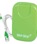 Green Bedwetting Alarm With Loud Sound And Strong Vibration For Boys And Girls, Six Alarm Tones And Vibration Alerts, Compact Battery Operated Sensor, Easy To Clean, Kid Friendly Enuresis Solution, green plastic sensor with cable clip