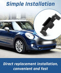 12 Pcs Headlight Trim Ring Clips For Mini Cooper R55 R56 R57 R58 R59 R60 F56 F60 Black Replacement Kit Easy Install Direct Fit