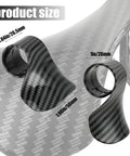 Cruise Throttle Assist Handlebar Grips for Motorcycles and Scooters showing size dimensions and ergonomic wave design