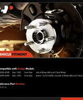 Front Wheel Bearing And Hub Assembly With ABS For Dodge Ram 1500 2006 2007 2008 2009 Four Wheel ABS And Five Stud Wheel 5 Lug Compatible