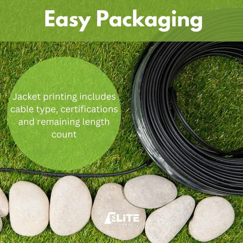12 AWG 2 Conductor Landscape Lighting Wire For Low Voltage Direct Burial Outdoor Use 100ft UL Listed Pure Copper Core Flexible Cable packaging