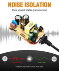 6 Way Daisy Chain Guitar Pedal Power Supply For Pedalboard 9V DC 1A Output With Noise Isolation showing internal circuit design