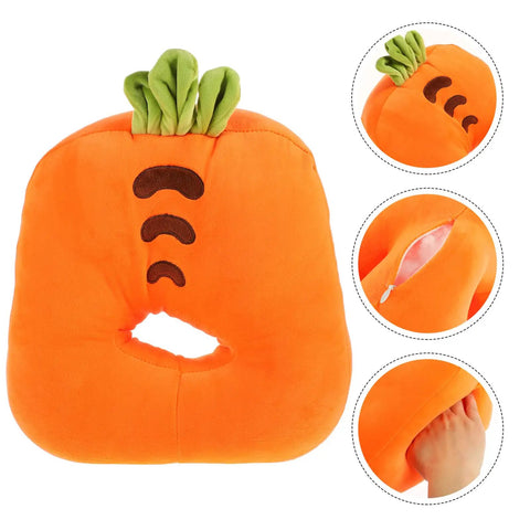 Breathable Face Down Desk Pillow For Comfy Naps Ergonomic Office Nap Support Ideal For Face Down Sleeping And Desk Naps, orange design