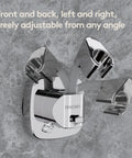 360 Degree Swivel Shower Head Holder With Strong Suction Cup, 10 Kg Load Capacity, Tool Free Installation, installed in bathroom