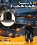 Premium Black Nylon Push Pin Clips For Bumper Shield And Fender Trim Panel Fasteners Retainer Rivets Durable Auto Body Hardware, 22mm.