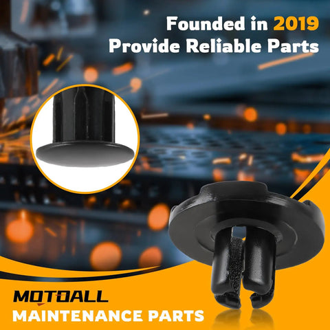 Premium Black Nylon Push Pin Clips For Bumper Shield And Fender Trim Panel Fasteners Retainer Rivets Durable Auto Body Hardware, 22mm.