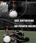6L Oil Extractor Pump And Flexible Moldable Oil Funnel Kit for spill free fluid changes on lawn mower and car engine