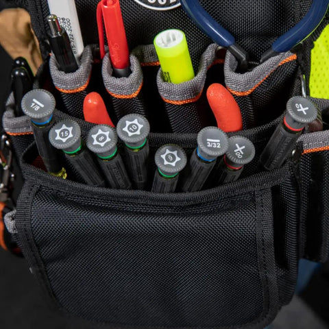 Tiny 8 Piece Mini Precision Screwdriver Set For Electronics And Terminal Blocks With Cushion Grip Handles in tool bag