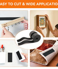 Heavy Duty Hook And Loop Tape 6.5 Ft Long By 1.5 In Wide Self Adhesive Double Sided Strips Strong Sticky Back Fastener in use