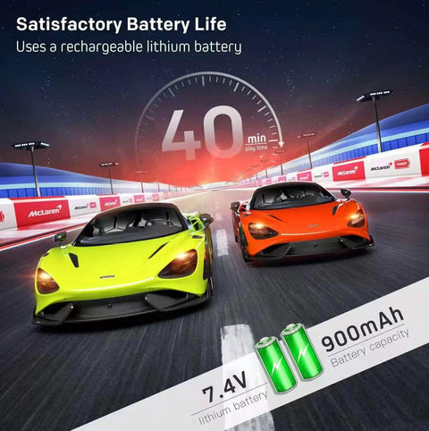 McLaren Licensed Remote Control Car One Twelfth Scale With Lit Headlights And Fast Twelve Kilometers Per Hour Speed Powered By 900mAh Battery