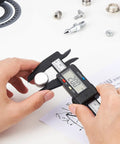 Digital Caliper 0-6 Inch With Big LCD Screen Auto On Off Feature Inch Millimeter Conversion Measuring Tool Handy For Home DIY Jewelry Making
