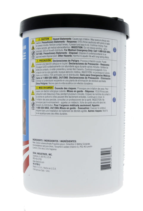 Heavy Duty Pre Moistened Jobsite Cleaning Wipes Built Like A Tank To Smash Through Grease Dirt And Grime On Tools Surfaces And Hands Plus That Bold Citrus Scent guarantees easy cleanup instructions on can.