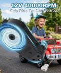 2 Pack 12V RS550 40000RPM High Speed Kids Ride On Car Motor Gearbox shown with child in toy car
